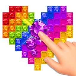 Biểu tượng Glow Sort - Jewel Color Puzzle