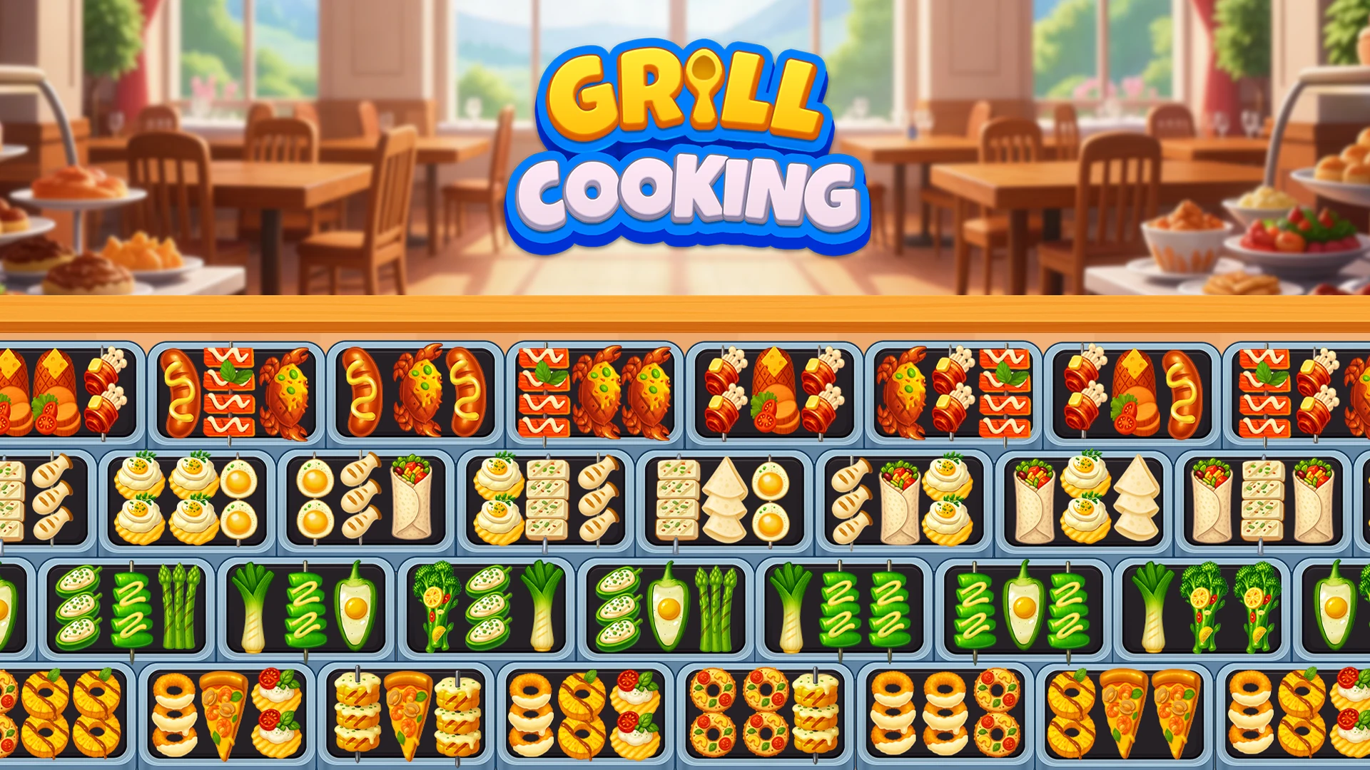 Grill Cooking: Sort Challenge screenshot
